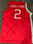 NBA 2 Gilgeous-Alexander Canada Team Maillot Rouge imprimé